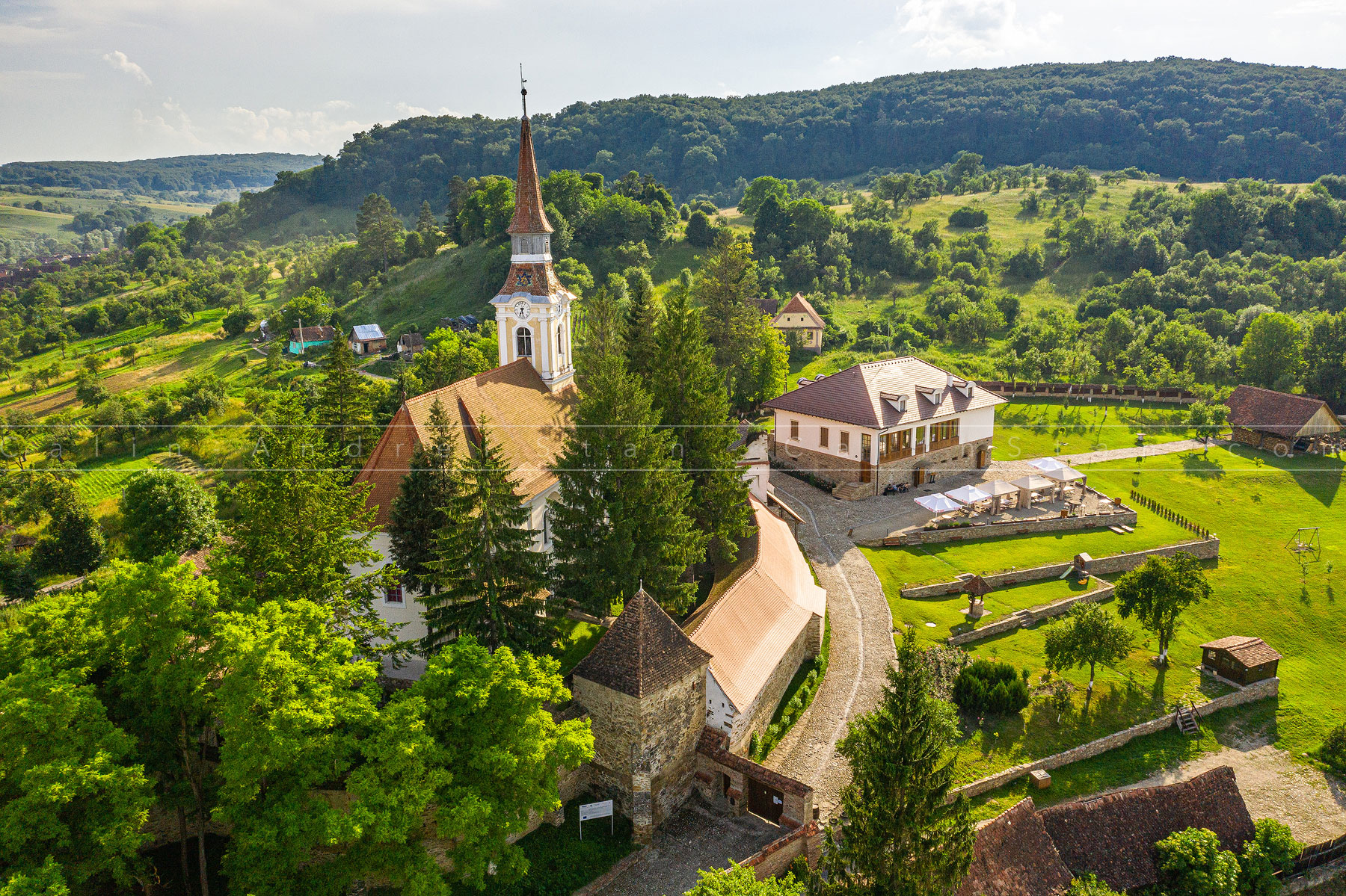 Casa Kraus din Crit fotografie aeriana