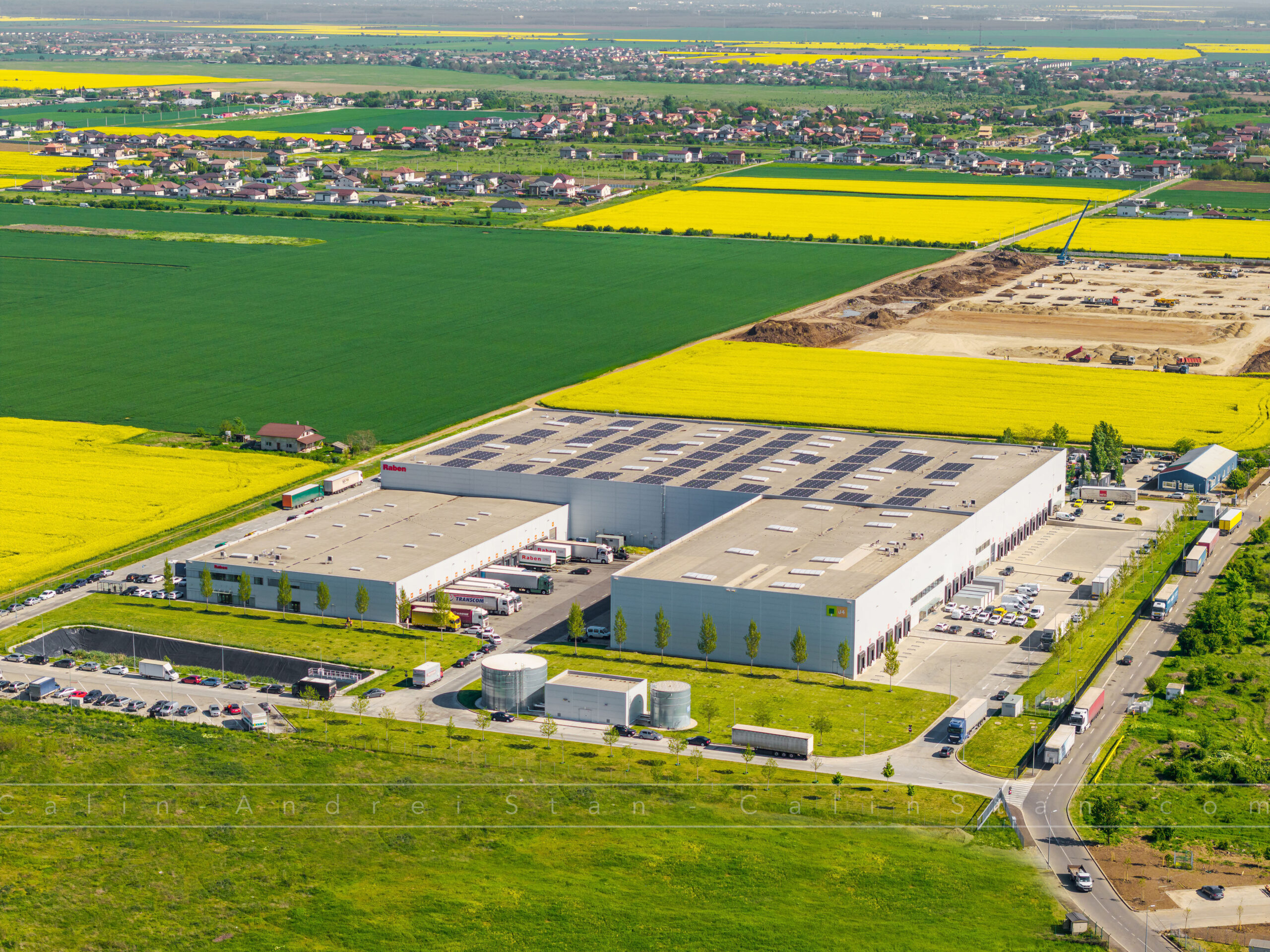 Fotografii depozit logistic Raben București