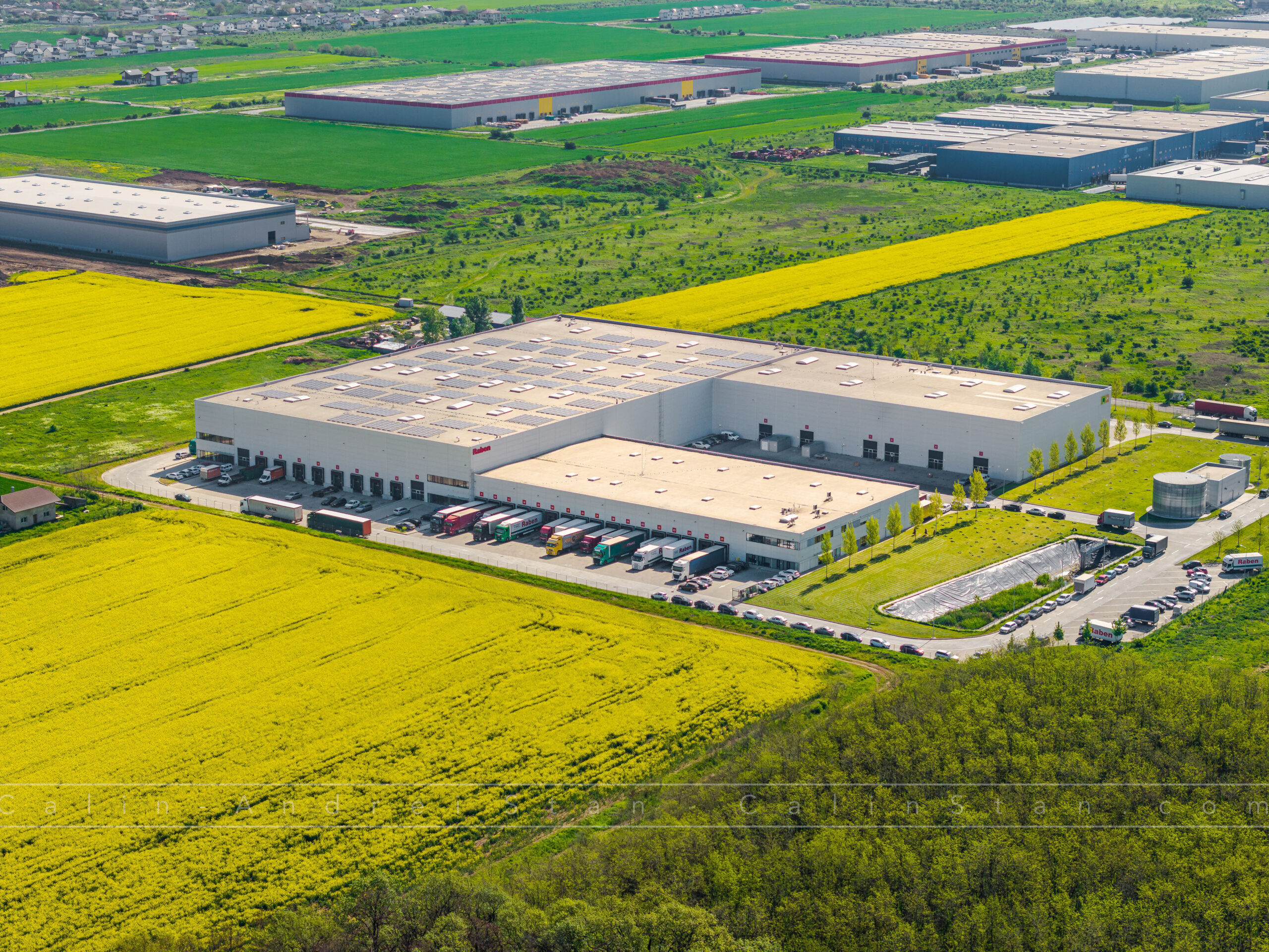 Fotografii depozit logistic Raben București