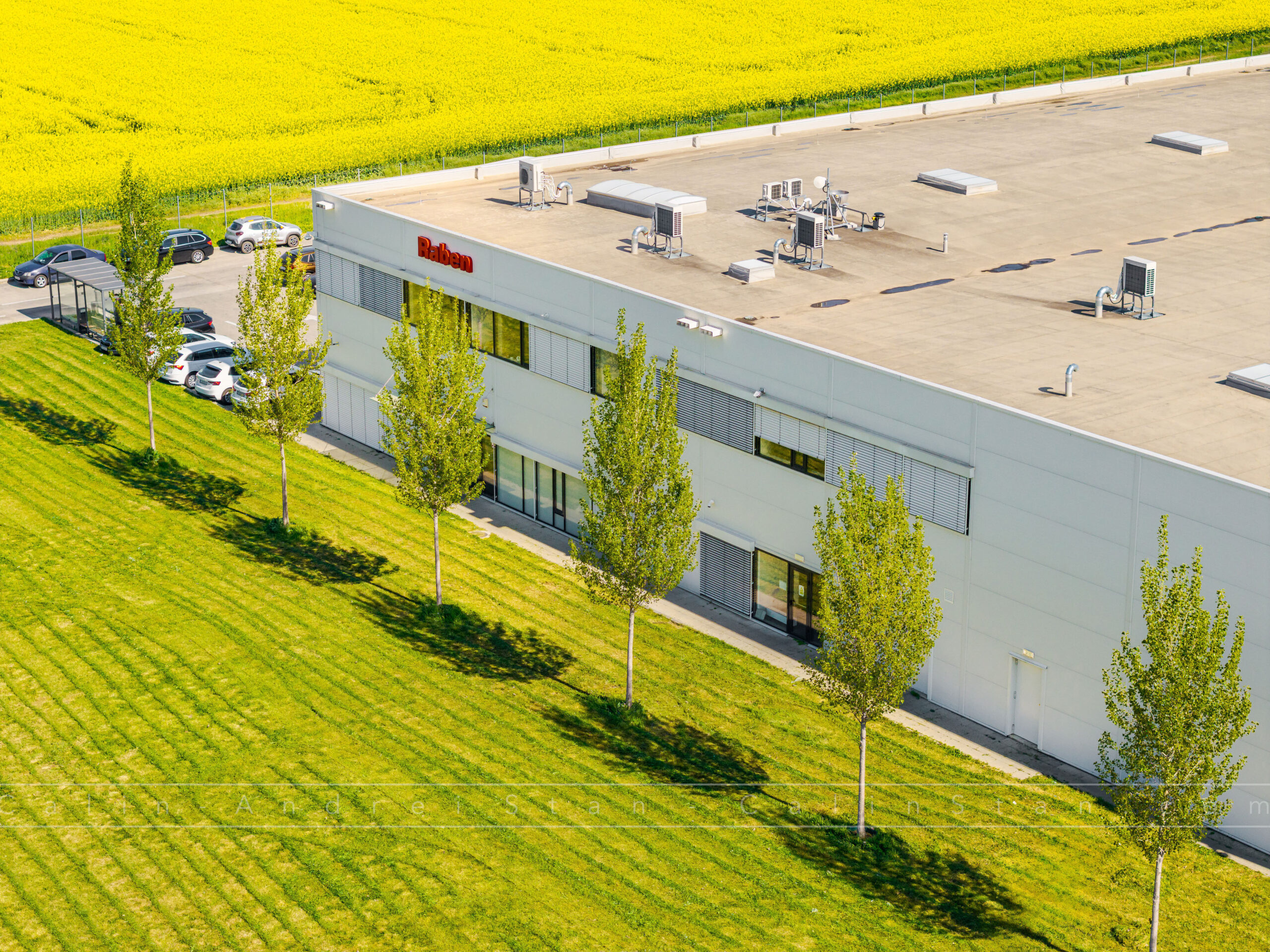 Fotografii depozit logistic Raben București