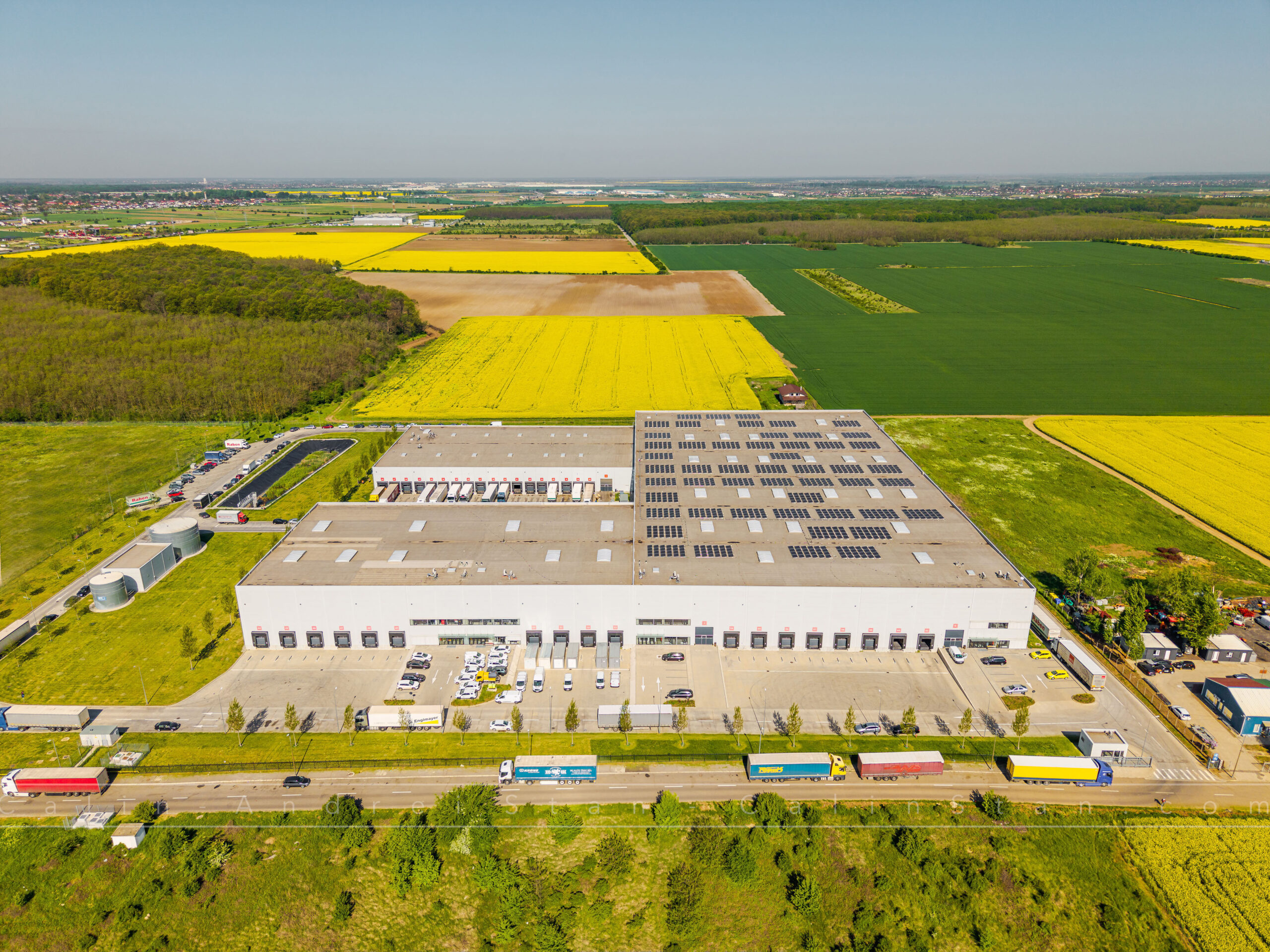 Fotografii depozit logistic Raben București