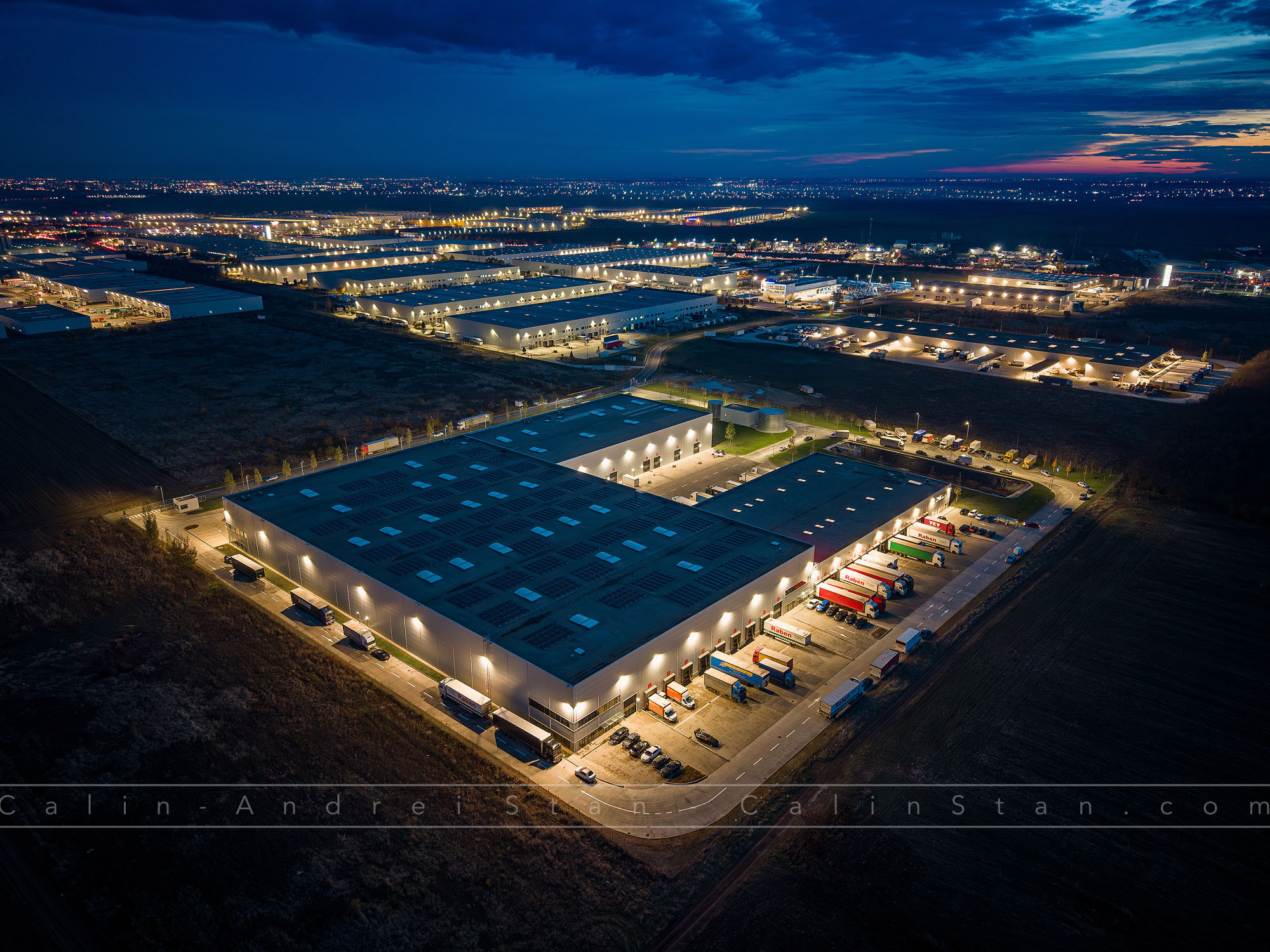 Fotografii depozit logistic Raben București