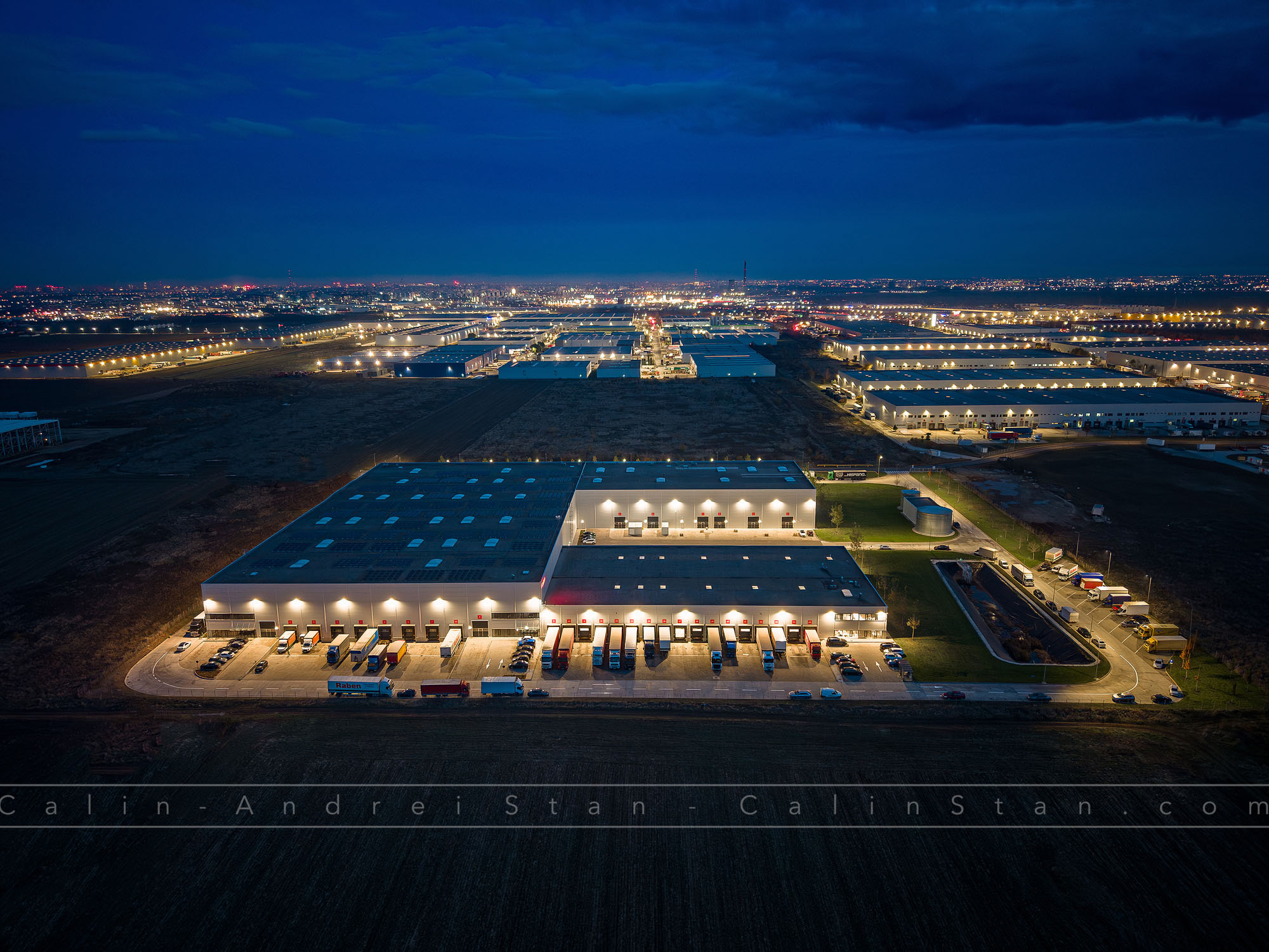 Fotografii depozit logistic Raben București