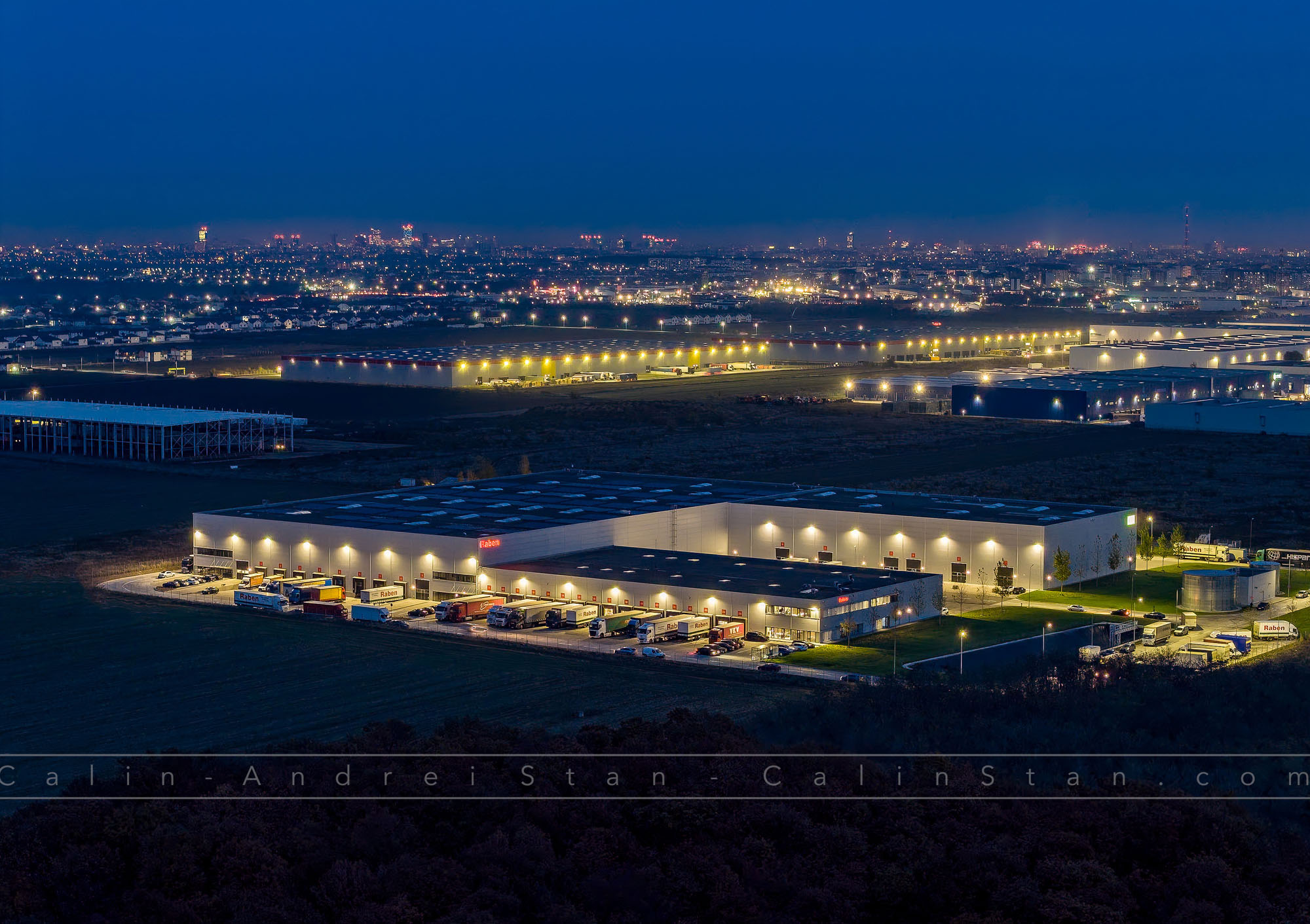 Fotografii depozit logistic Raben București