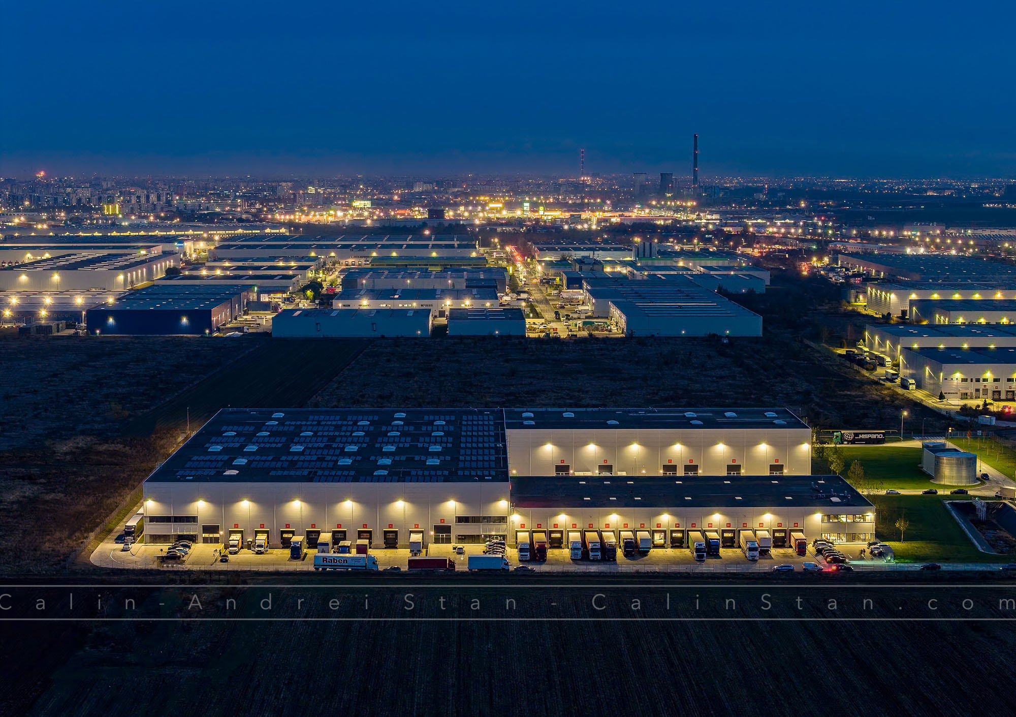 Fotografii depozit logistic Raben București