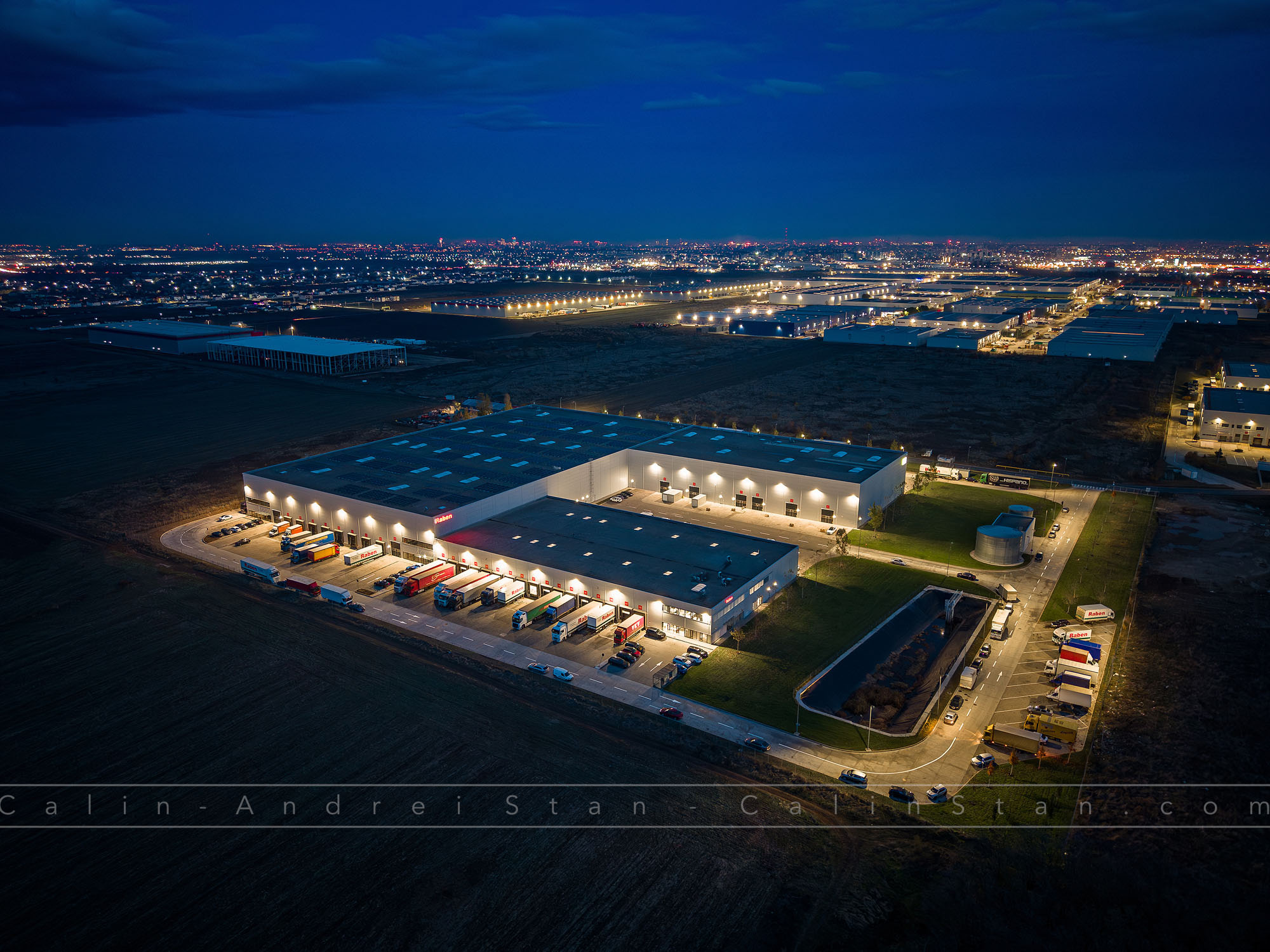 Fotografii depozit logistic Raben București